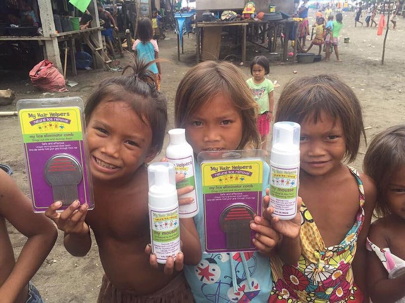 Lice Free Forever charity work